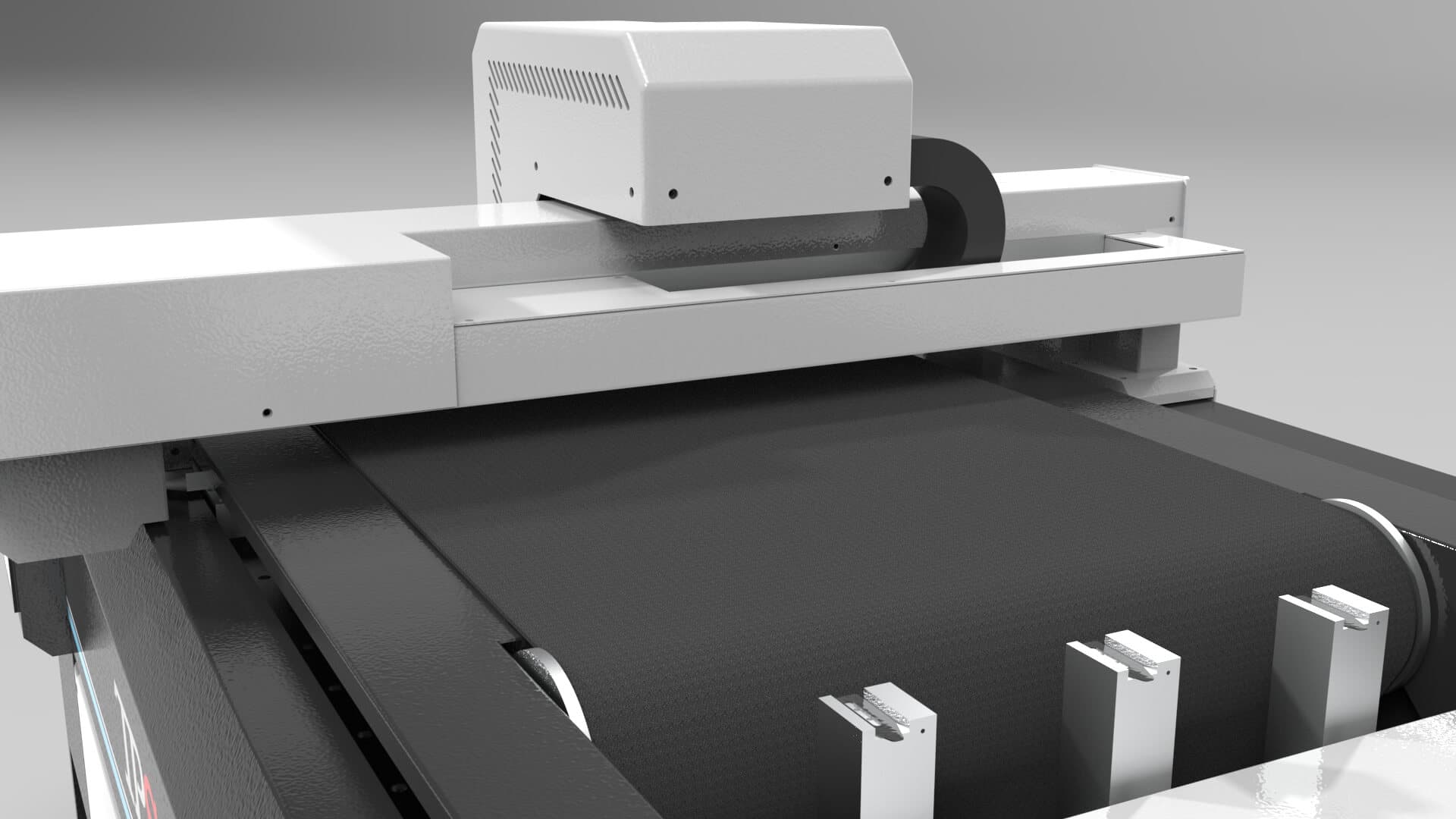 The aluminum vacuum table of the TPS S2