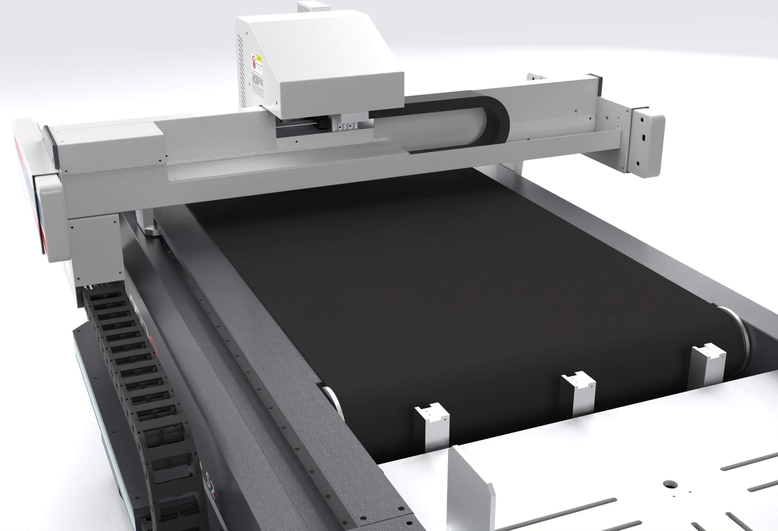 The aluminum vacuum table of the TPS S2+