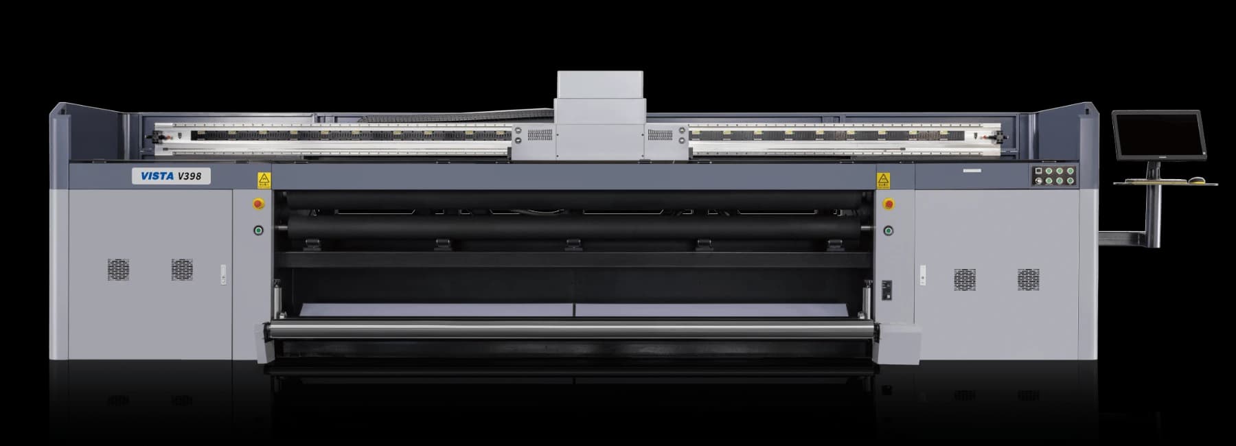 JHF V398 Roll-to-Roll UV-LED Printer
